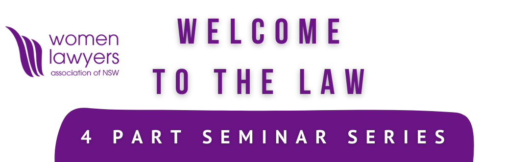 Welcome to the Law - 4 Part Seminar Series - Seminar 1