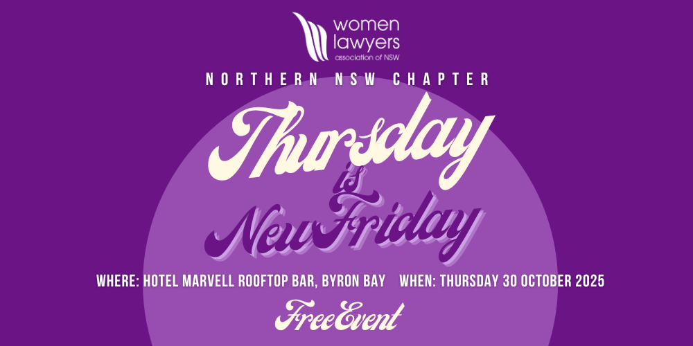 NORTHERN NSW EVENT – THURSDAY IS THE NEW FRIDAY (30/10/2025)